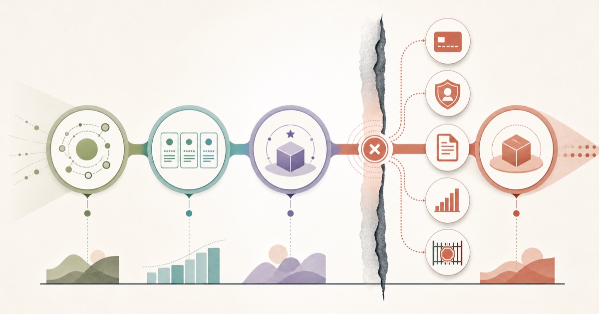 Why AI Agents Don't Complete Purchases (Yet) — and What Merchants Can Fix Today - Featured article hero image